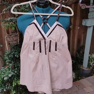 🌸UO KIMCHI BLUE boho tie back top RARE!